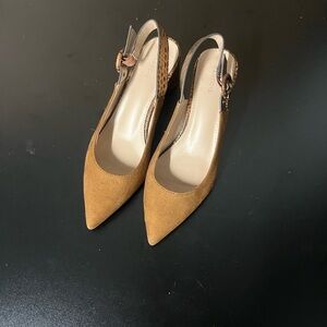 Parfois Brown Slingback Heels